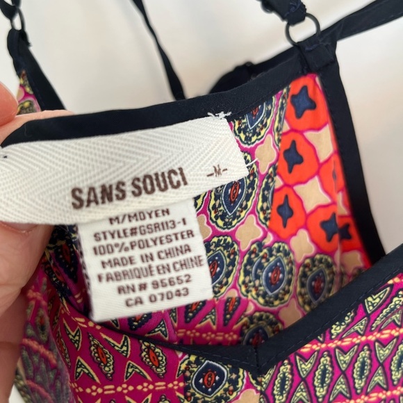 Sans Souci Bohemian Patchwork romper size medium - Picture 4 of 5